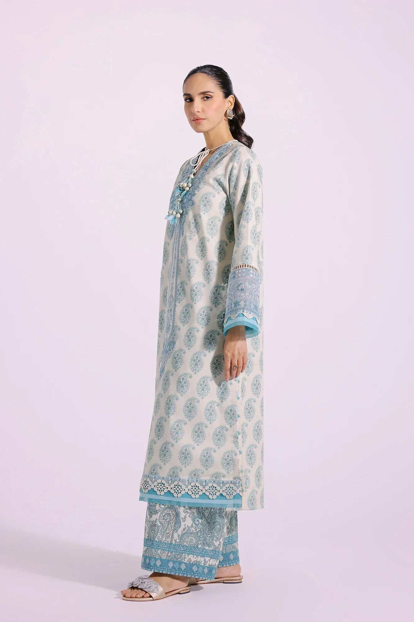 Ethnic | Rozana Collection SS 24 | E0414/203/130 - House Of Hania