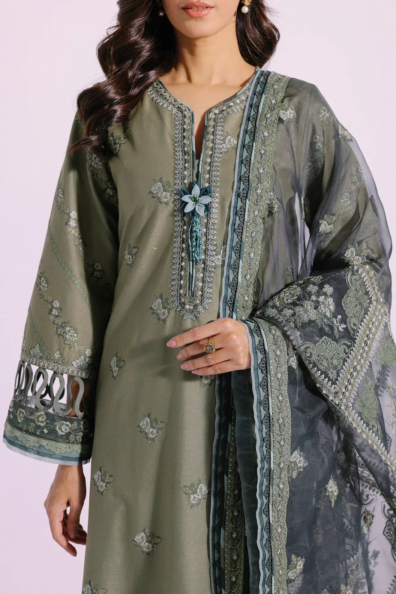 Ethnic | Rozana Collection SS 24 | E0415/203/127 - House Of Hania
