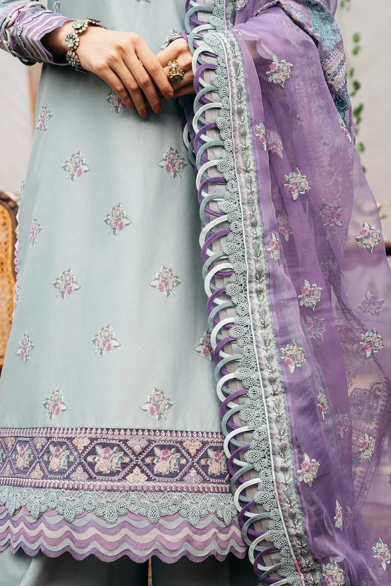 Ethnic | Rozana Collection SS 24 | E0415/203/716 - House Of Hania