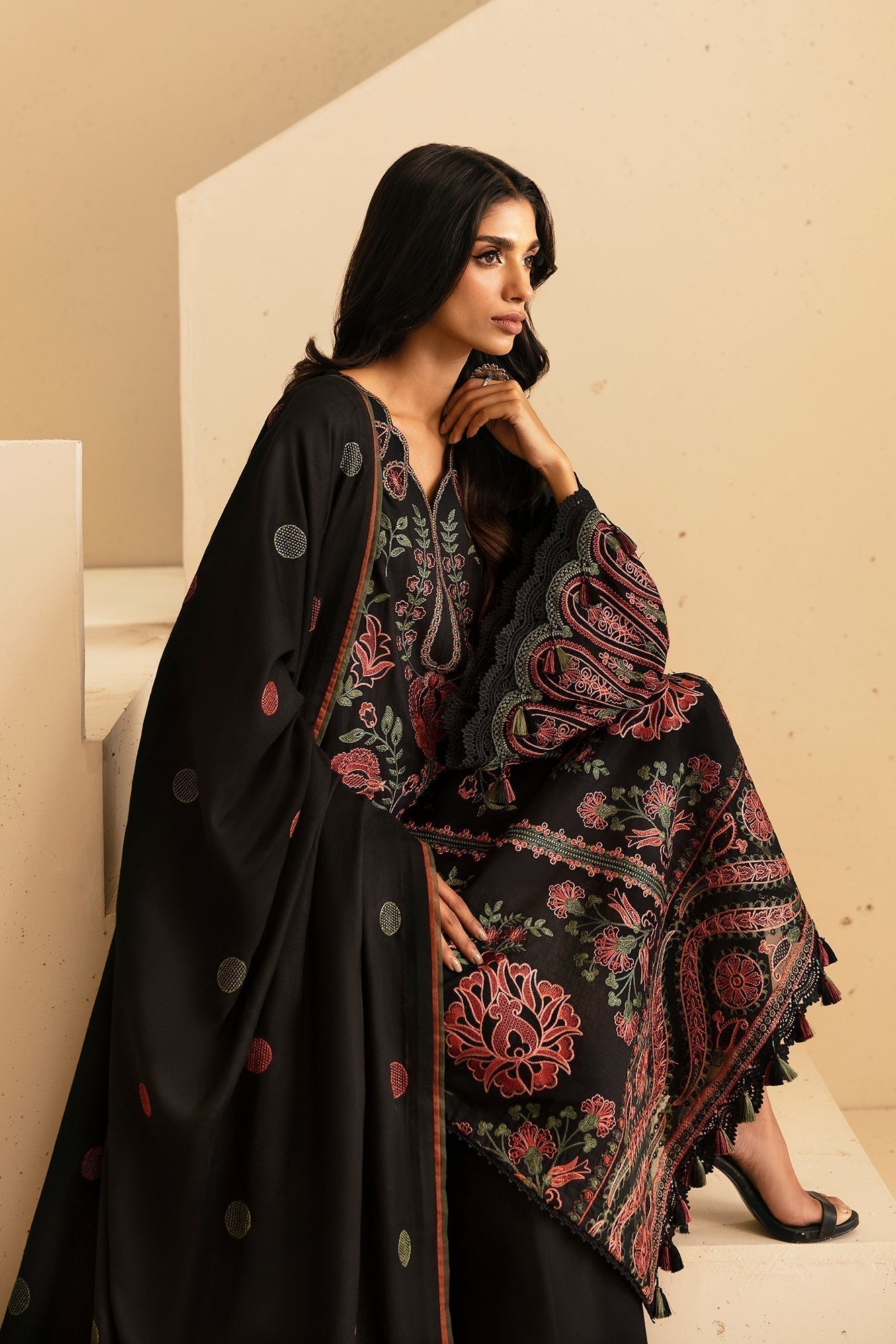 Ethnic | Rozana Winter Collection | ET-15 - House Of Hania