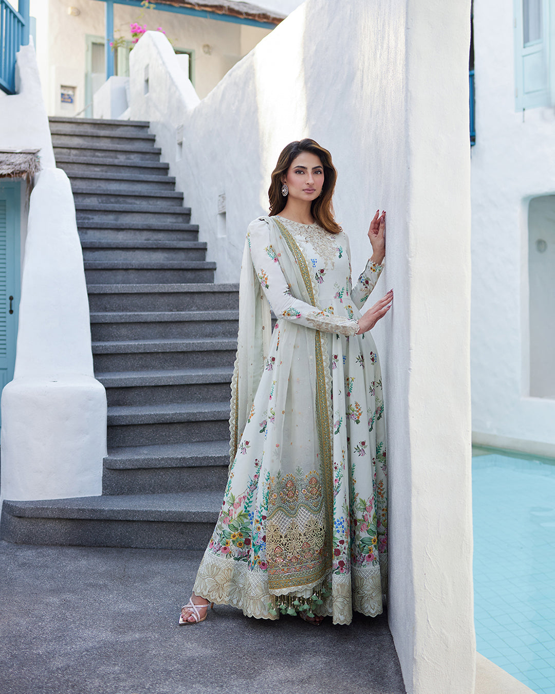 FAIZA SAQLAIN | Avelina - LAWN ' 24 - House Of Hania