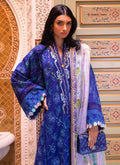 FARAH TALIB AZIZ-JARDIN BLUE -KESH LAWN'23 - House Of Hania