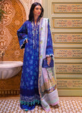 FARAH TALIB AZIZ-JARDIN BLUE -KESH LAWN'23 - House Of Hania