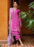 FARAH TALIB AZIZ-MARRAKECH MAGENTA-KESH LAWN'23 - House Of Hania
