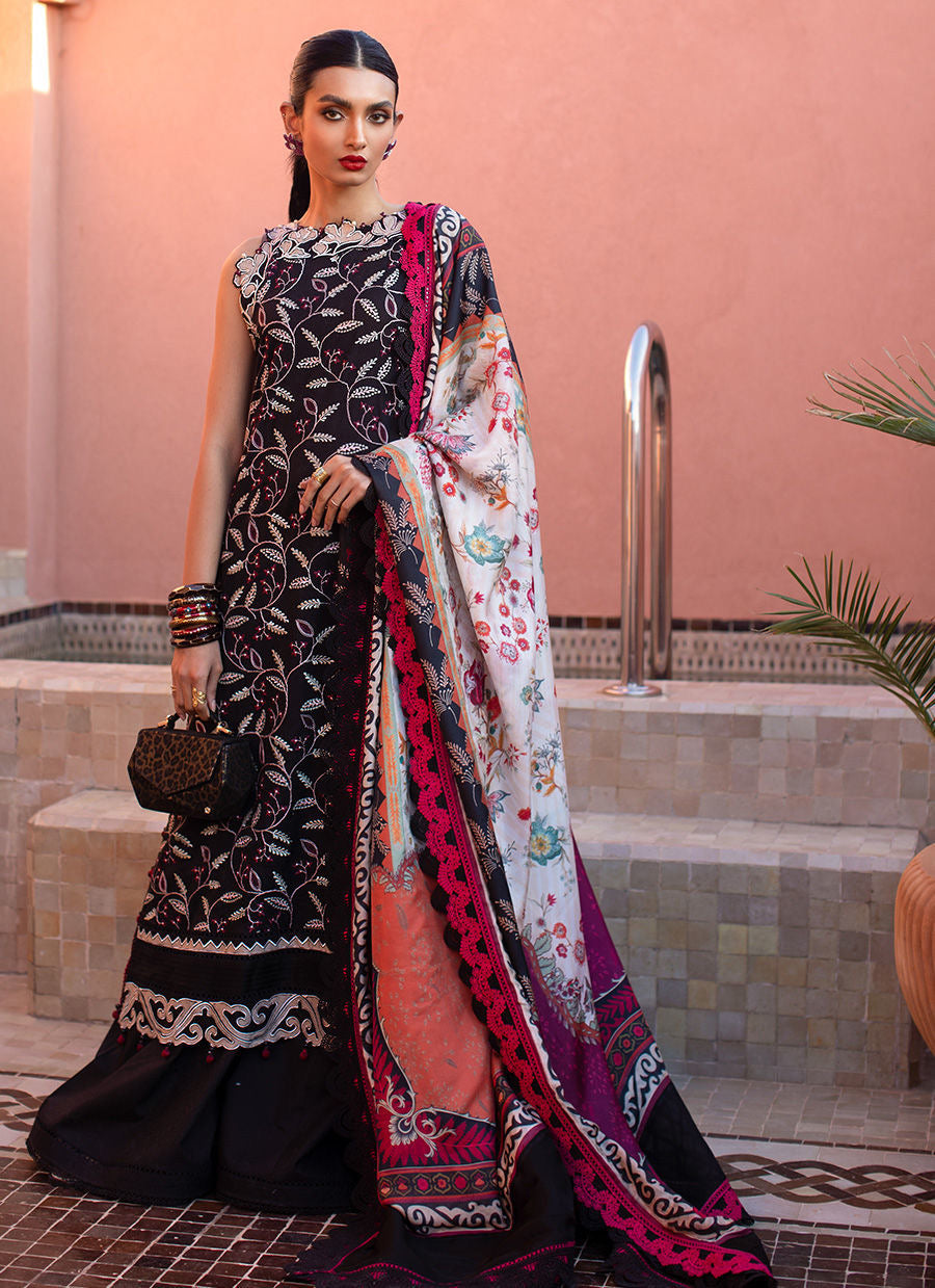 FARAH TALIB AZIZ-NOIR SOUQ -KESH LAWN'23 - House Of Hania
