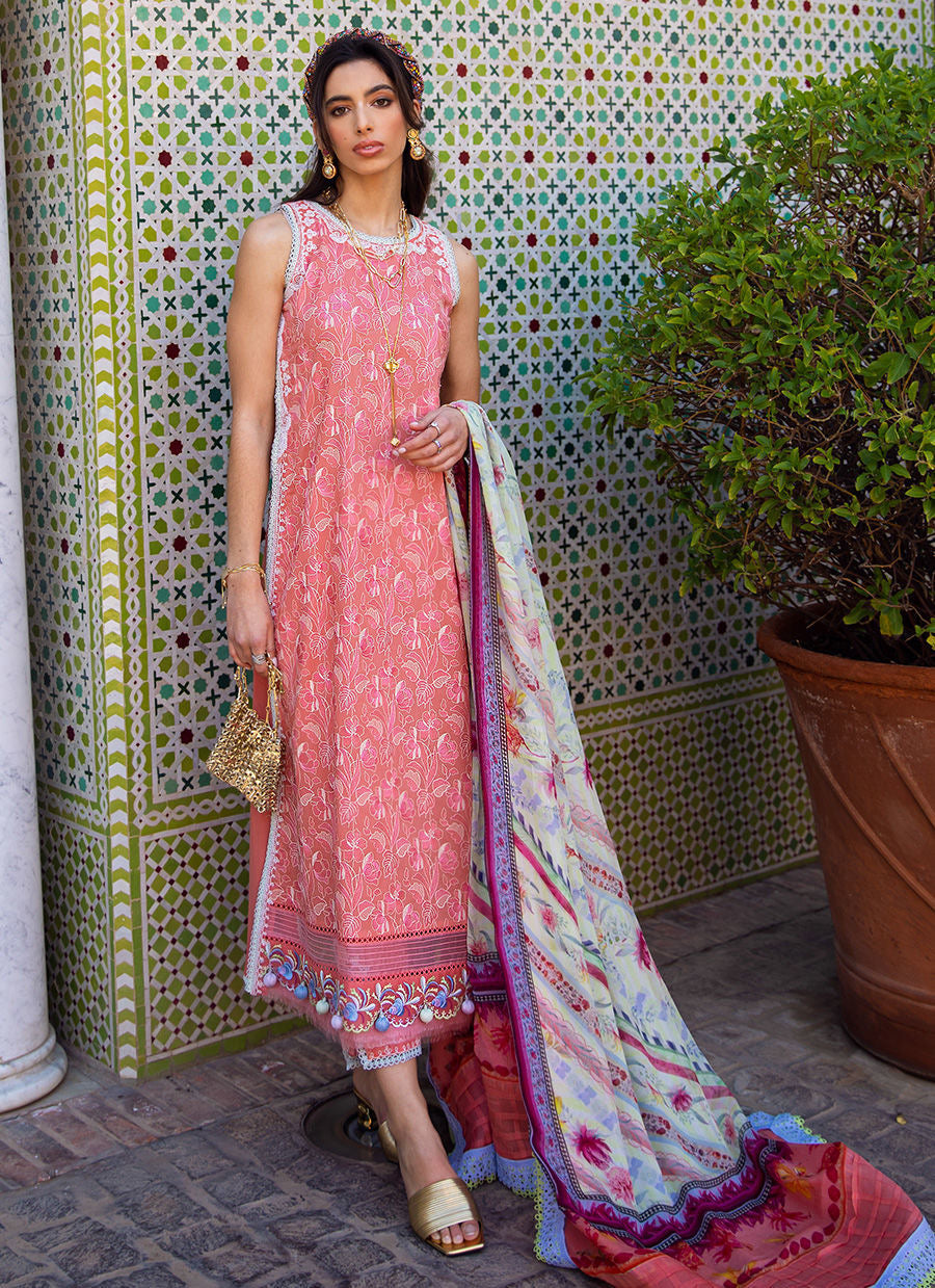 FARAH TALIB AZIZ-VILLA CORAL -KESH LAWN'23 - House Of Hania