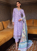 FARAH TALIB AZIZ-ZAT LAVENDER -KESH LAWN'23 - House Of Hania