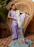FARAH TALIB AZIZ-ZAT LAVENDER -KESH LAWN'23 - House Of Hania