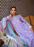 FARAH TALIB AZIZ-ZAT LAVENDER -KESH LAWN'23 - House Of Hania