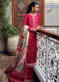 FARAH TALIB AZIZ-ZEITOUN RED-KESH LAWN'23 - House Of Hania