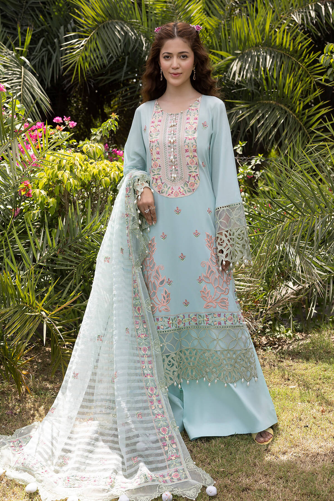 Raeesa Premium | Ferya Lawn | Noor E Fajar | Ferya | FD-06 - House Of Anaya