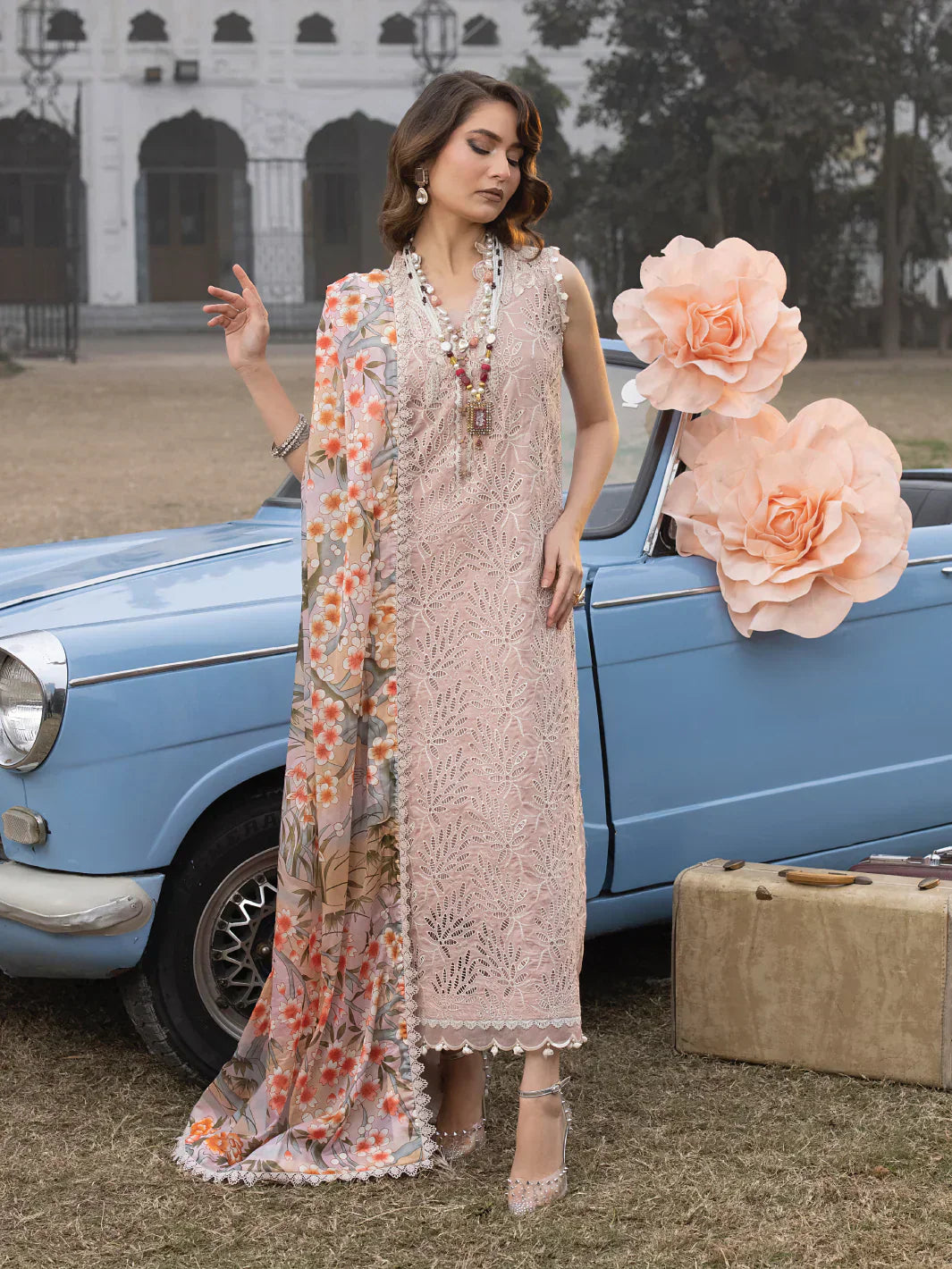 Faiza Faisal | Maya Luxury Lawn | Amirah - House Of Hania