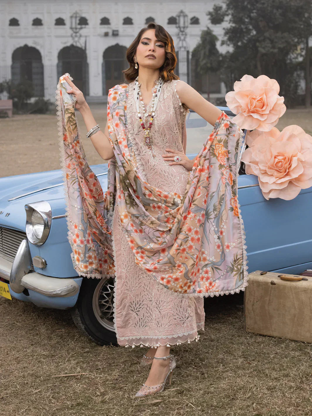 Faiza Faisal | Maya Luxury Lawn | Amirah - House Of Hania