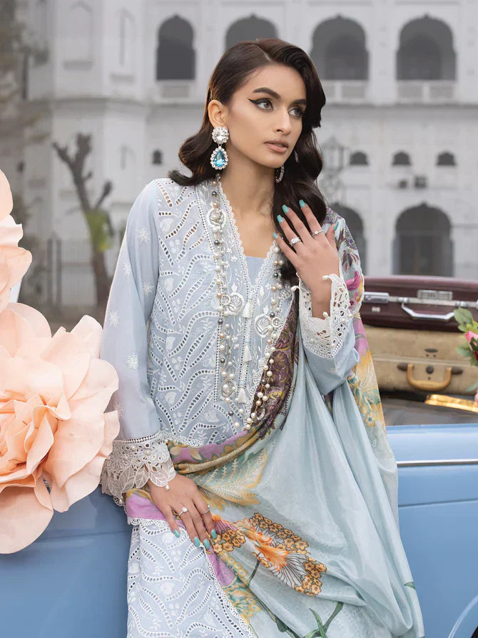 Faiza Faisal | Maya Luxury Lawn | Anja - House Of Hania