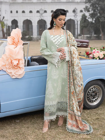 Faiza Faisal | Maya Luxury Lawn | Elena - House Of Hania