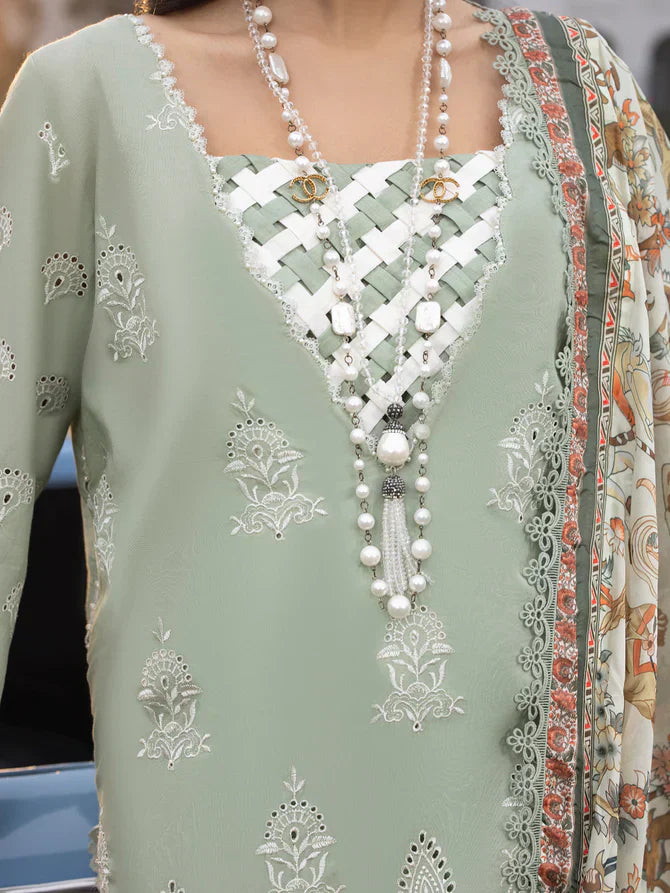 Faiza Faisal | Maya Luxury Lawn | Elena - House Of Hania