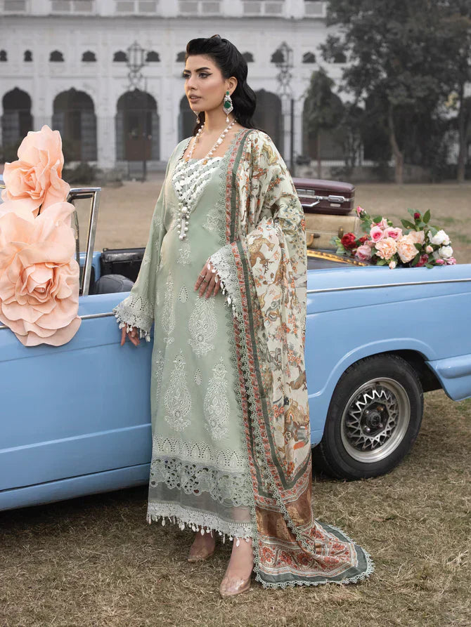 Faiza Faisal | Maya Luxury Lawn | Elena - House Of Hania