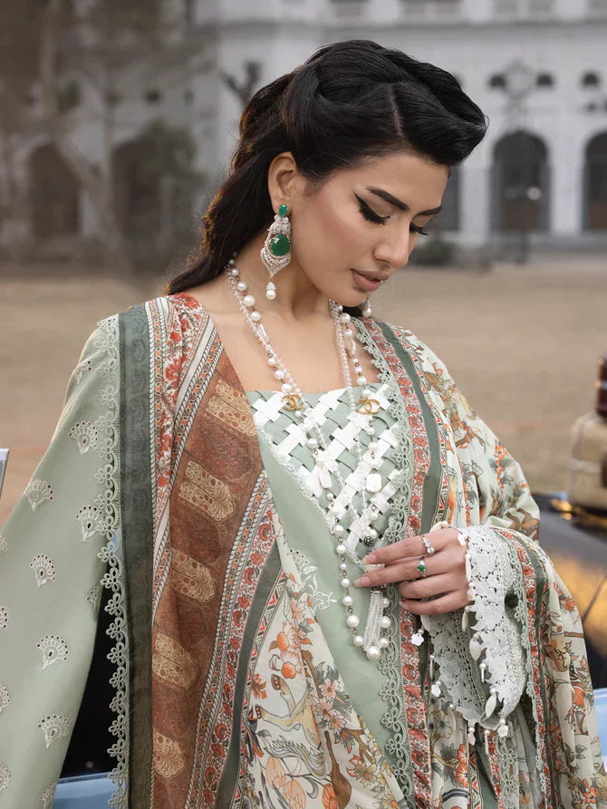Faiza Faisal | Maya Luxury Lawn | Elena - House Of Hania