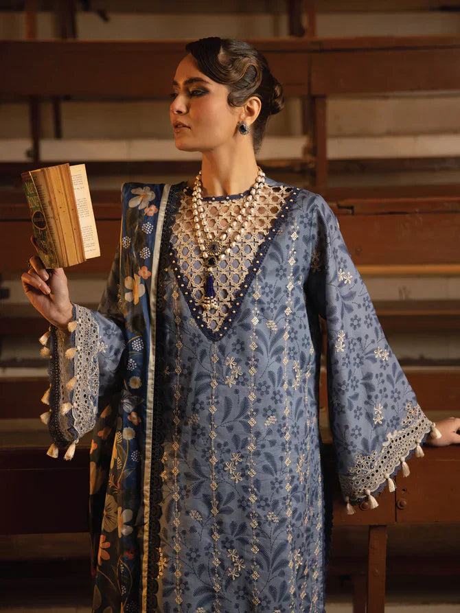 Faiza Faisal | Maya Luxury Lawn | Gamze - House Of Hania