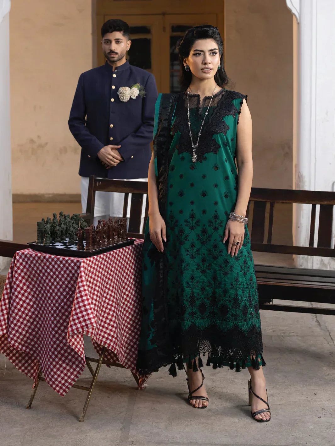 Faiza Faisal | Maya Luxury Lawn | Jaana - House Of Hania