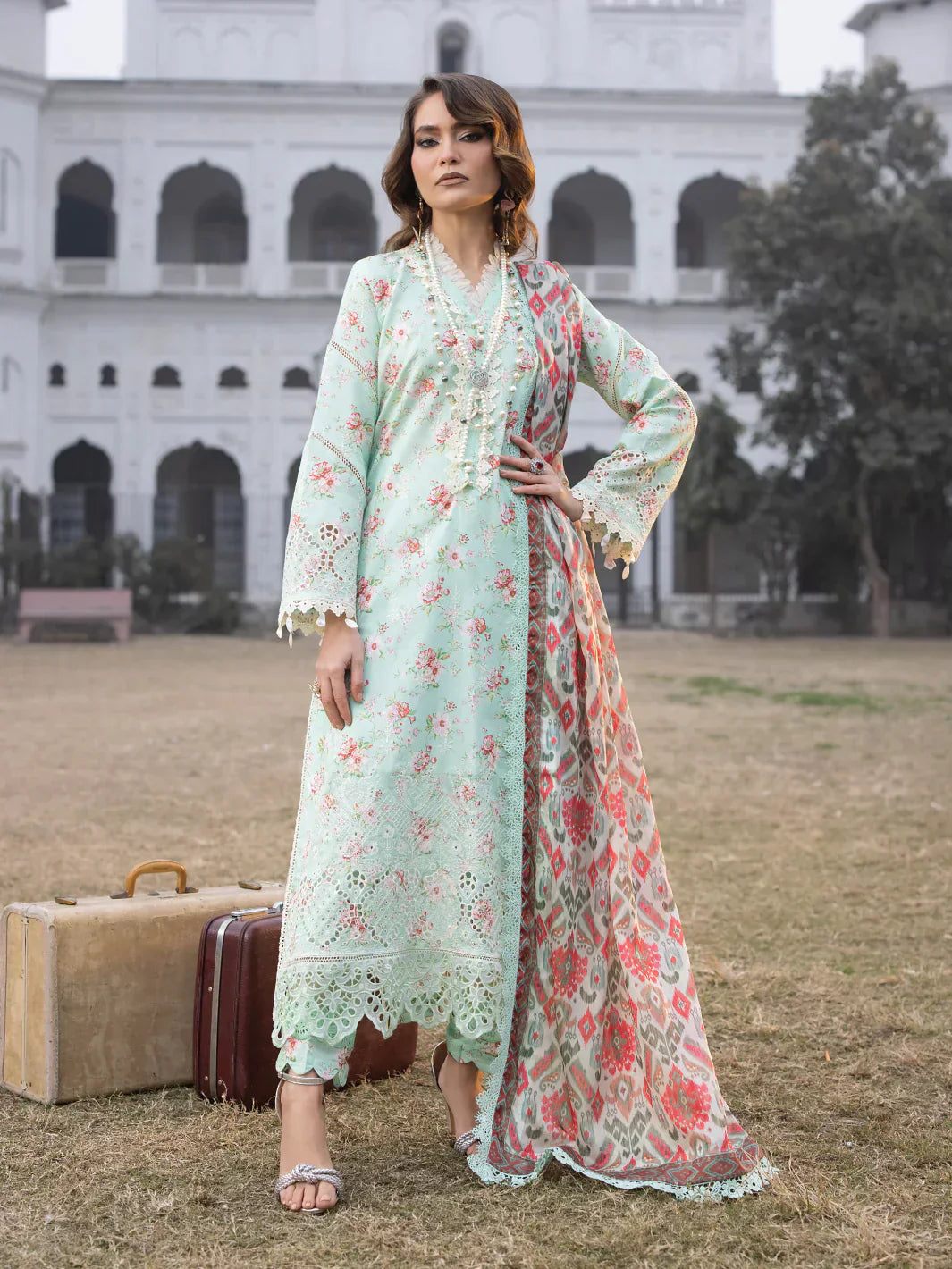 Faiza Faisal | Maya Luxury Lawn | Julia - House Of Hania