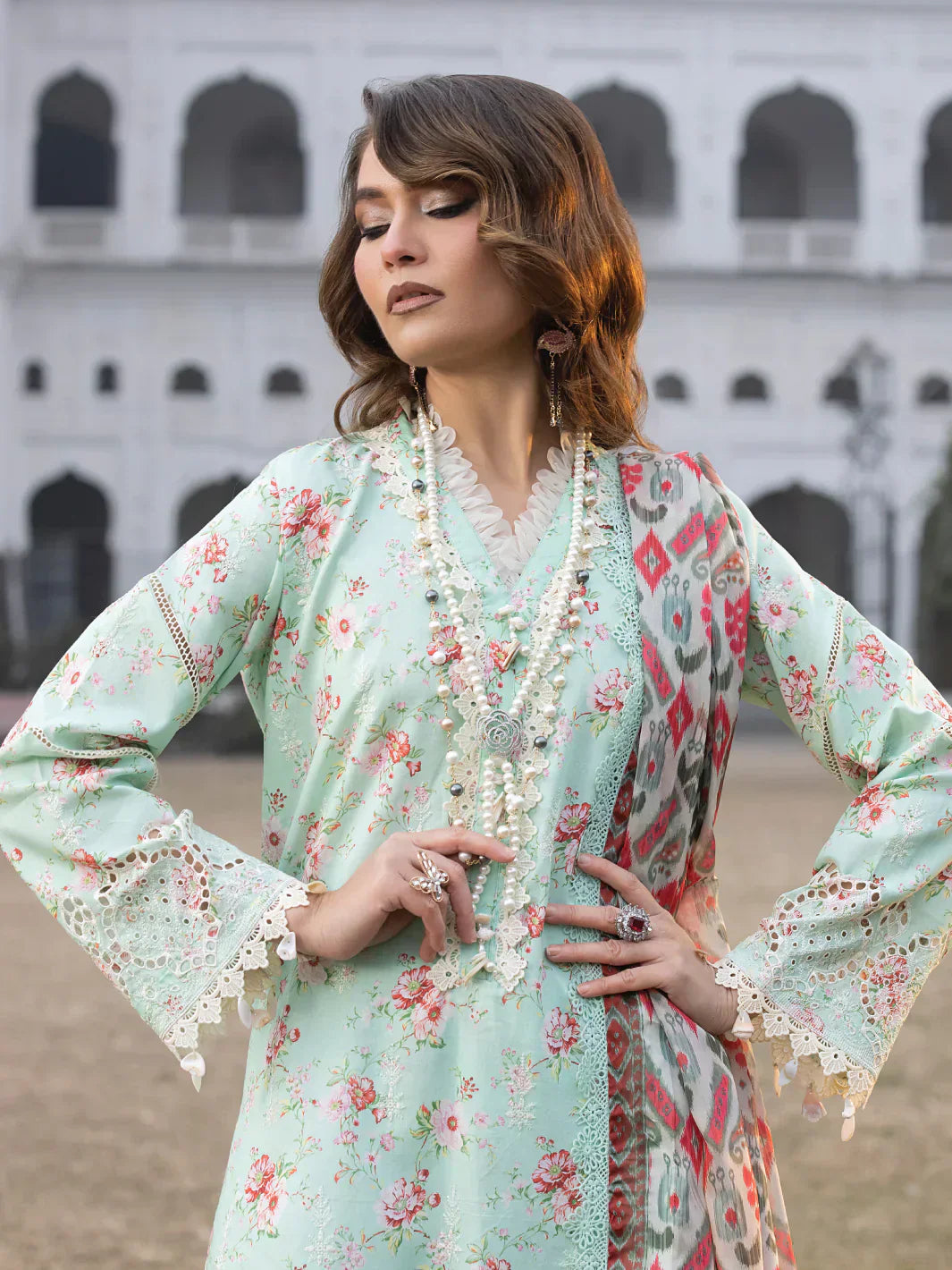 Faiza Faisal | Maya Luxury Lawn | Julia - House Of Hania