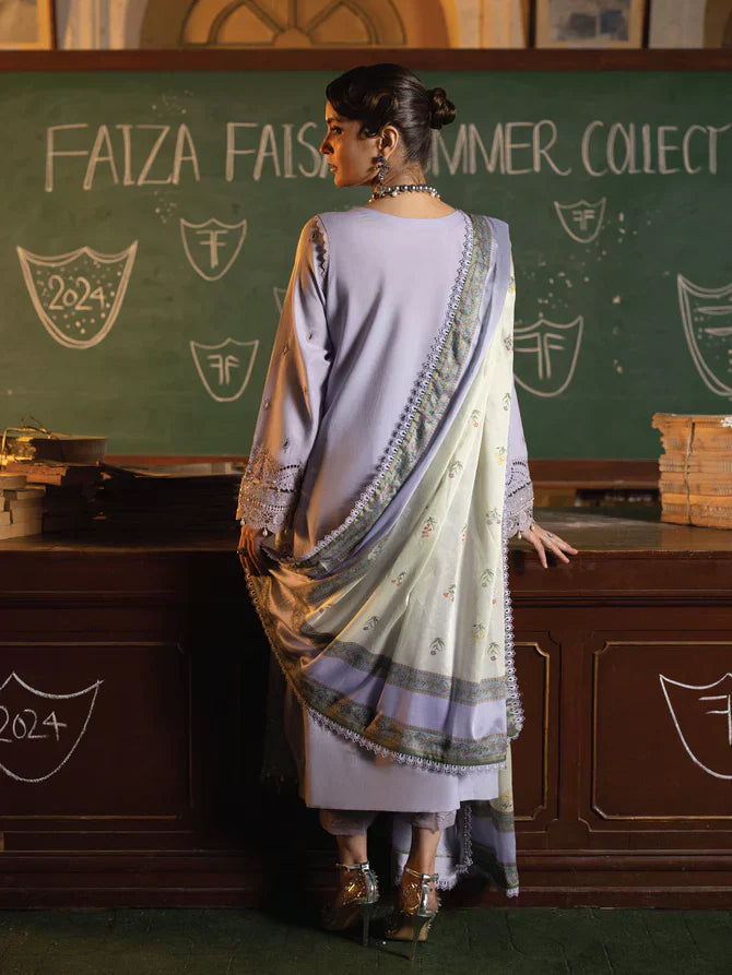 Faiza Faisal | Maya Luxury Lawn | Nazali - House Of Hania