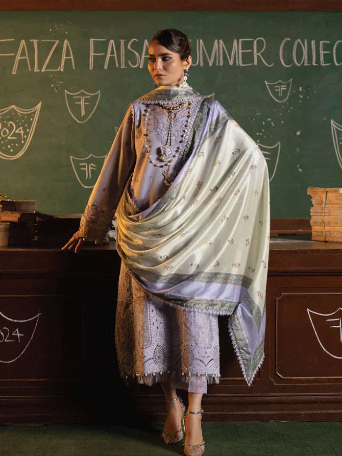 Faiza Faisal | Maya Luxury Lawn | Nazali - House Of Hania