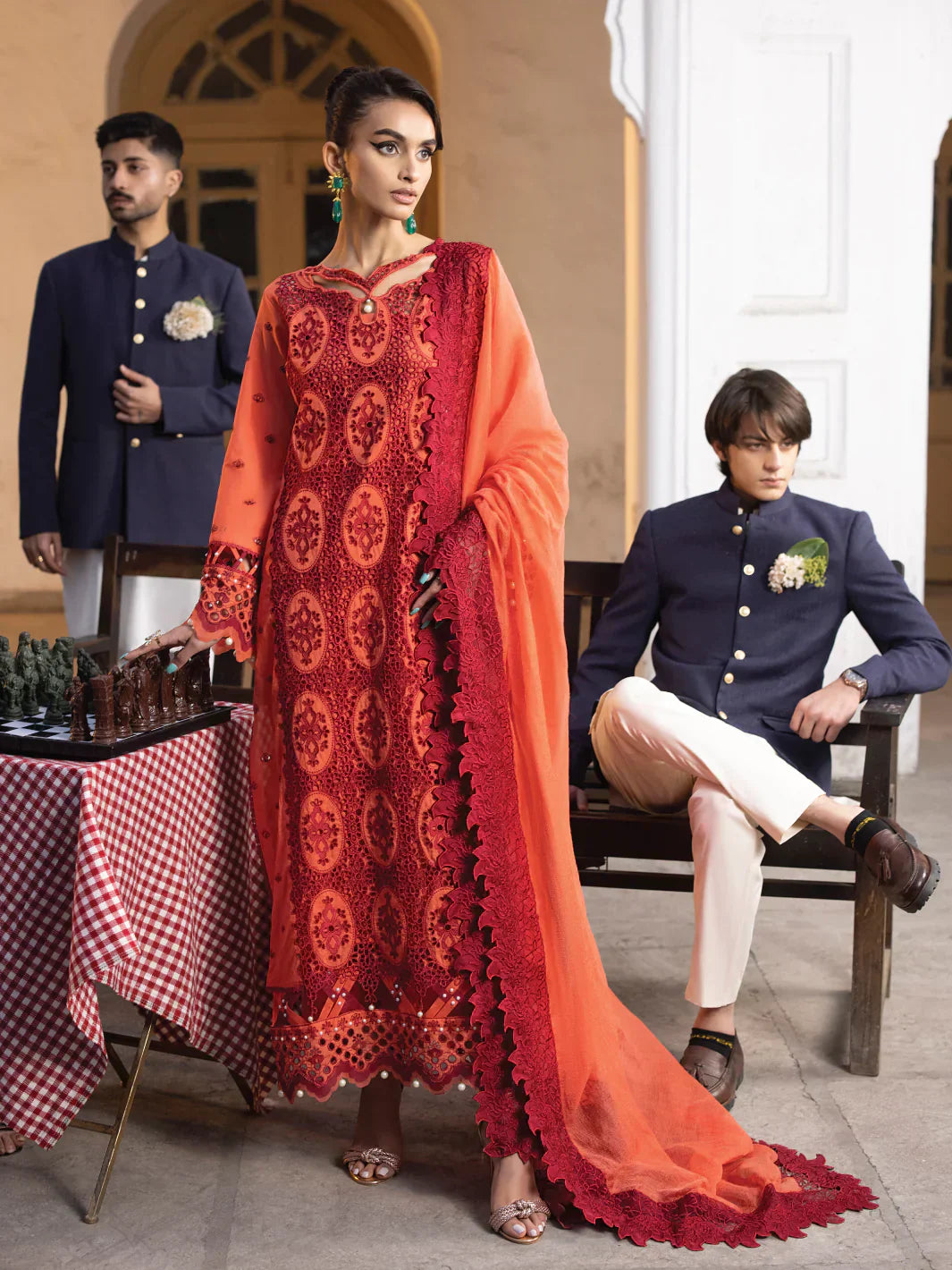 Faiza Faisal | Maya Luxury Lawn | Paula - House Of Hania