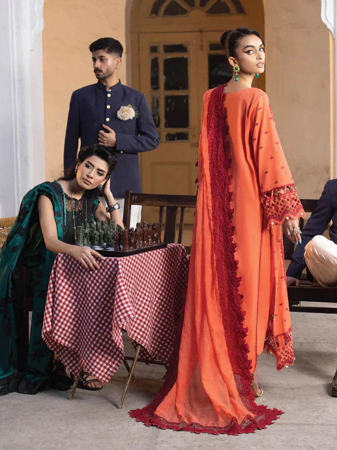 Faiza Faisal | Maya Luxury Lawn | Paula - House Of Hania