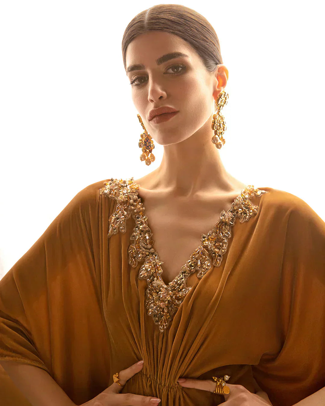 Faiza Saqlain | Aleira Evening Edit 24 | Altin - House Of Hania