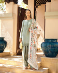 Faiza Saqlain Arnett – Embroidered Net Suit (3-Piece) - House Of Hania
