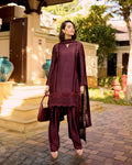 Faiza Saqlain Triana – Printed Organza Suit (3-Piece) - House Of Hania