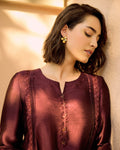 Faiza Saqlain Triana – Printed Organza Suit (3-Piece) - House Of Hania