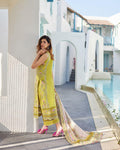 Faiza Saqlain Estera – Embroidered Organza Suit (3-Piece) - House Of Hania