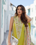 Faiza Saqlain Estera – Embroidered Organza Suit (3-Piece) - House Of Hania