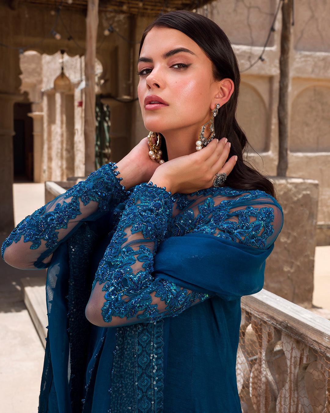 Faiza Saqlain | FS Luxe Laira | Nuzar - House Of Hania