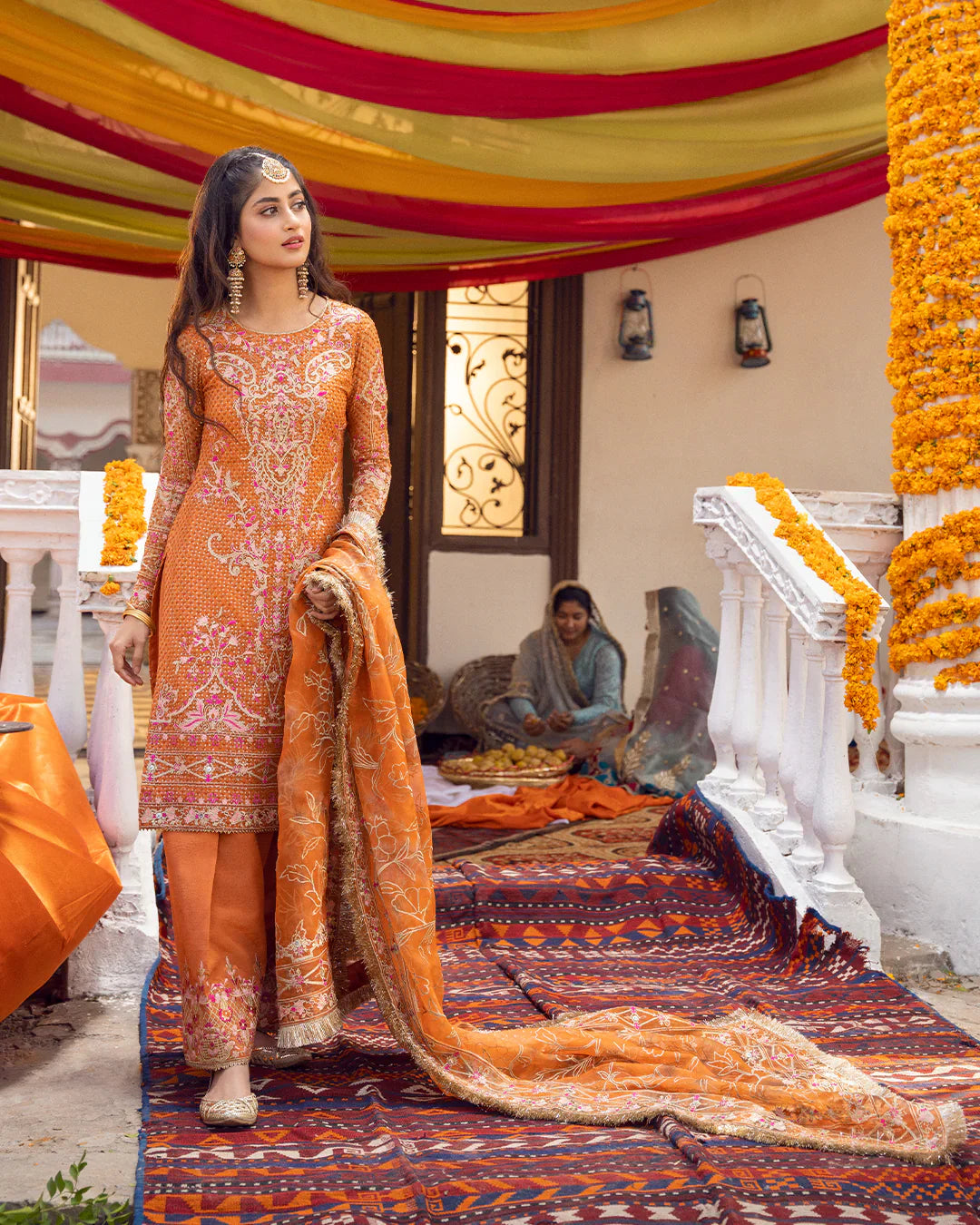 Faiza Saqlain | FS Luxe Vasl e yaar | Gahana - House Of Hania