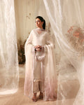 Faiza Saqlain Jerina – Embroidered Raw Silk Suit (3-Piece) - House Of Hania