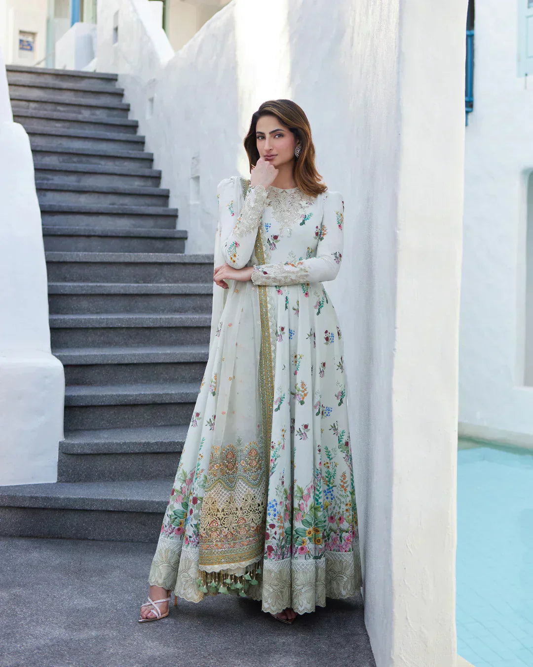 Faiza Saqlain | Liliana Luxury Lawn 24 | Avelina - House Of Hania
