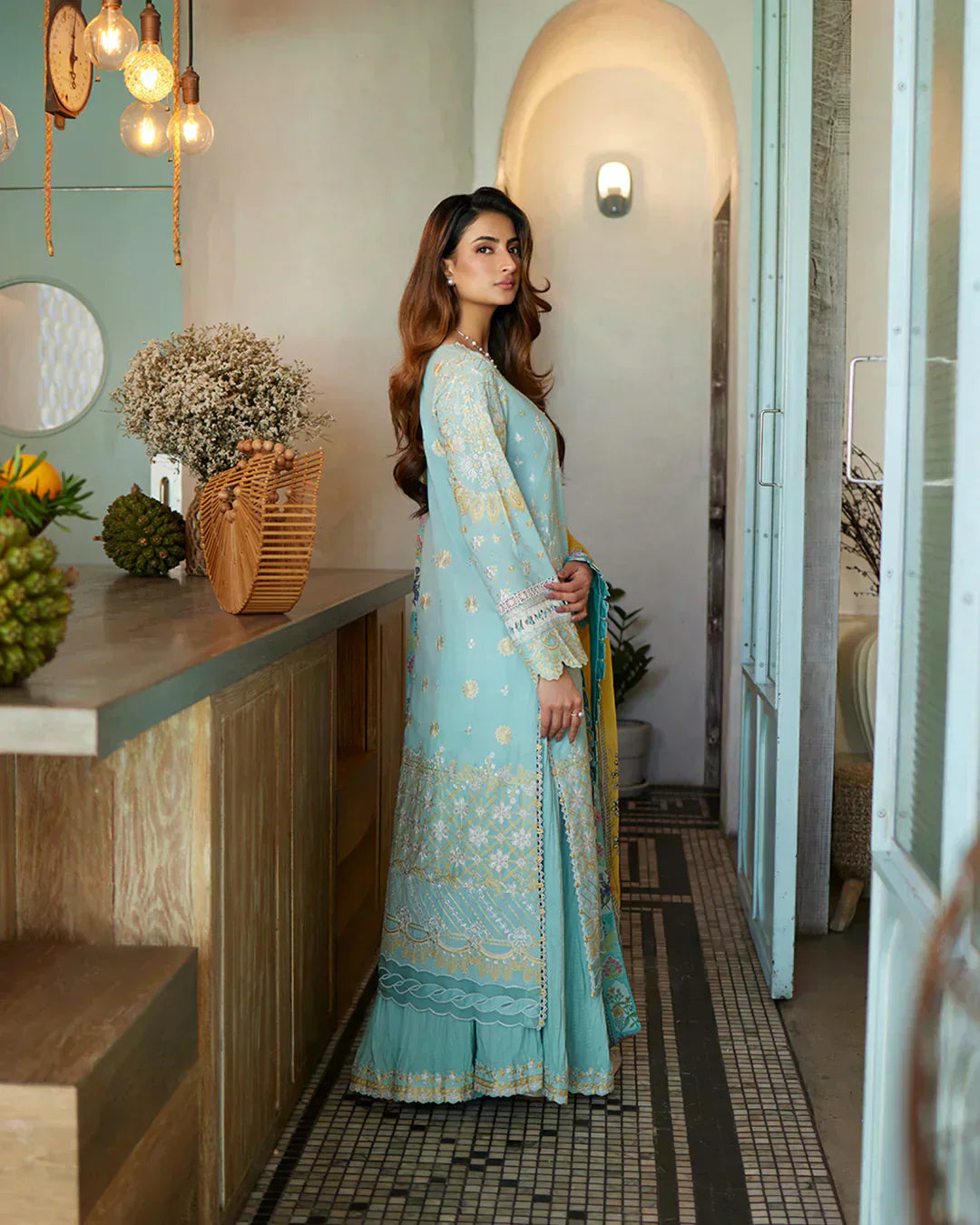 Faiza Saqlain | Liliana Luxury Lawn 24 | Galina - House Of Hania