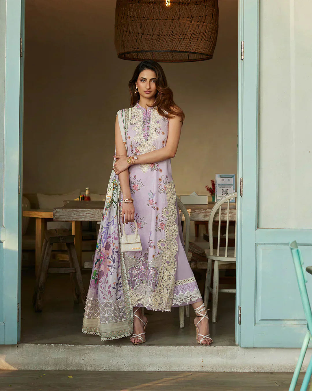 Faiza Saqlain | Liliana Luxury Lawn 24 | Nazeli - House Of Hania