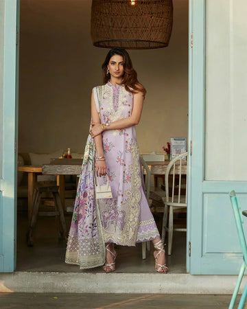 Faiza Saqlain | Liliana Luxury Lawn 24 | Nazeli - House Of Hania