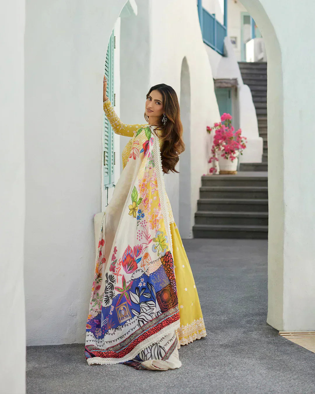 Faiza Saqlain | Liliana Luxury Lawn 24 | Talin - House Of Hania