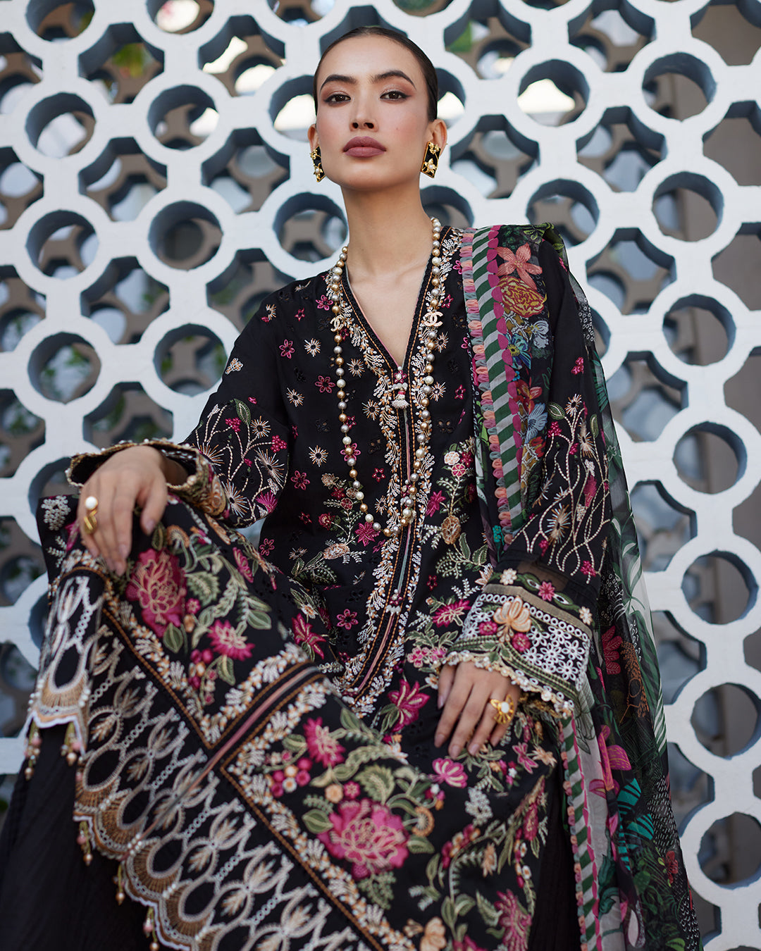 Faiza Saqlain | Merle - Lawn'24 - House Of Hania