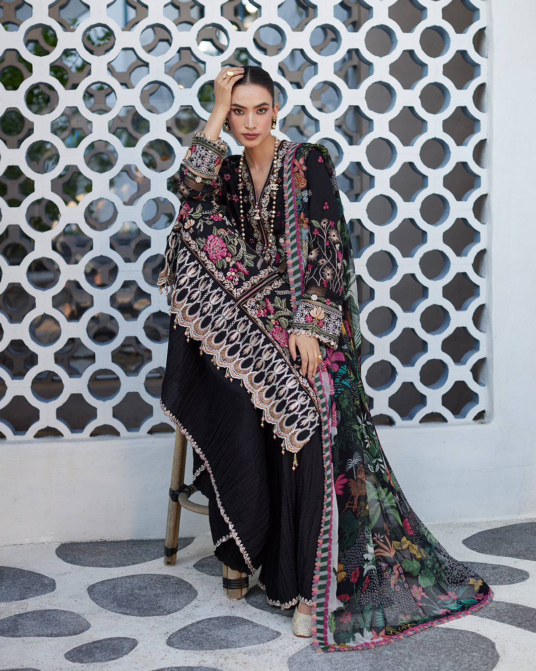 Faiza Saqlain | Merle - Lawn'24 - House Of Hania