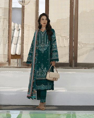 Faiza Saqlain Milena – Printed Lawn Suit (3-Piece) - House Of Hania