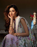 Faiza Saqlain Nazeli – Embroidered Organza Suit (3-Piece) - House Of Hania