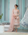 Faiza Saqlain Valetta – Embroidered Lawn Suit (3-Piece) - House Of Hania
