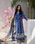 Faiza Saqlain Veira – Embroidered Organza Suit (3-Piece) - House Of Hania